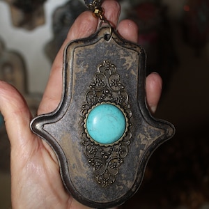 Hamsa Wall Hang Charm, Hanging Hamsa wall charm, hamsa, wall hamsa, home decor, wall decor, evil eye charm, house gift, home gift