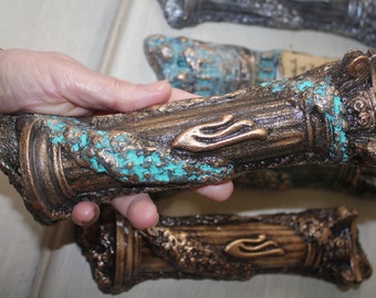 Mezuzá de piedra hecha a mano: decoración judía única para el hogar