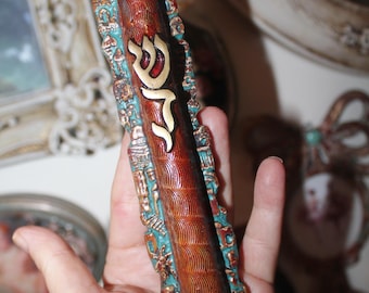 Mezuzá de piedra hecha a mano: decoración judía única para el hogar