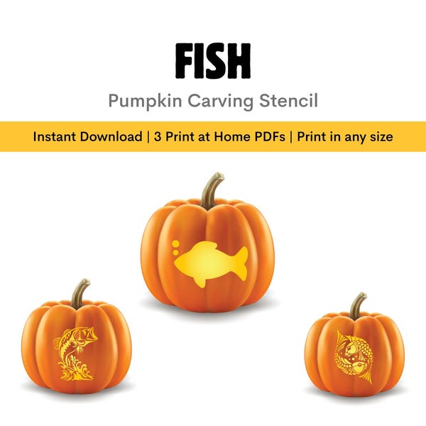 Fish Carving Etsy