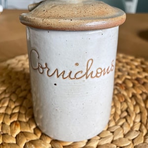 stoneware pickle jar