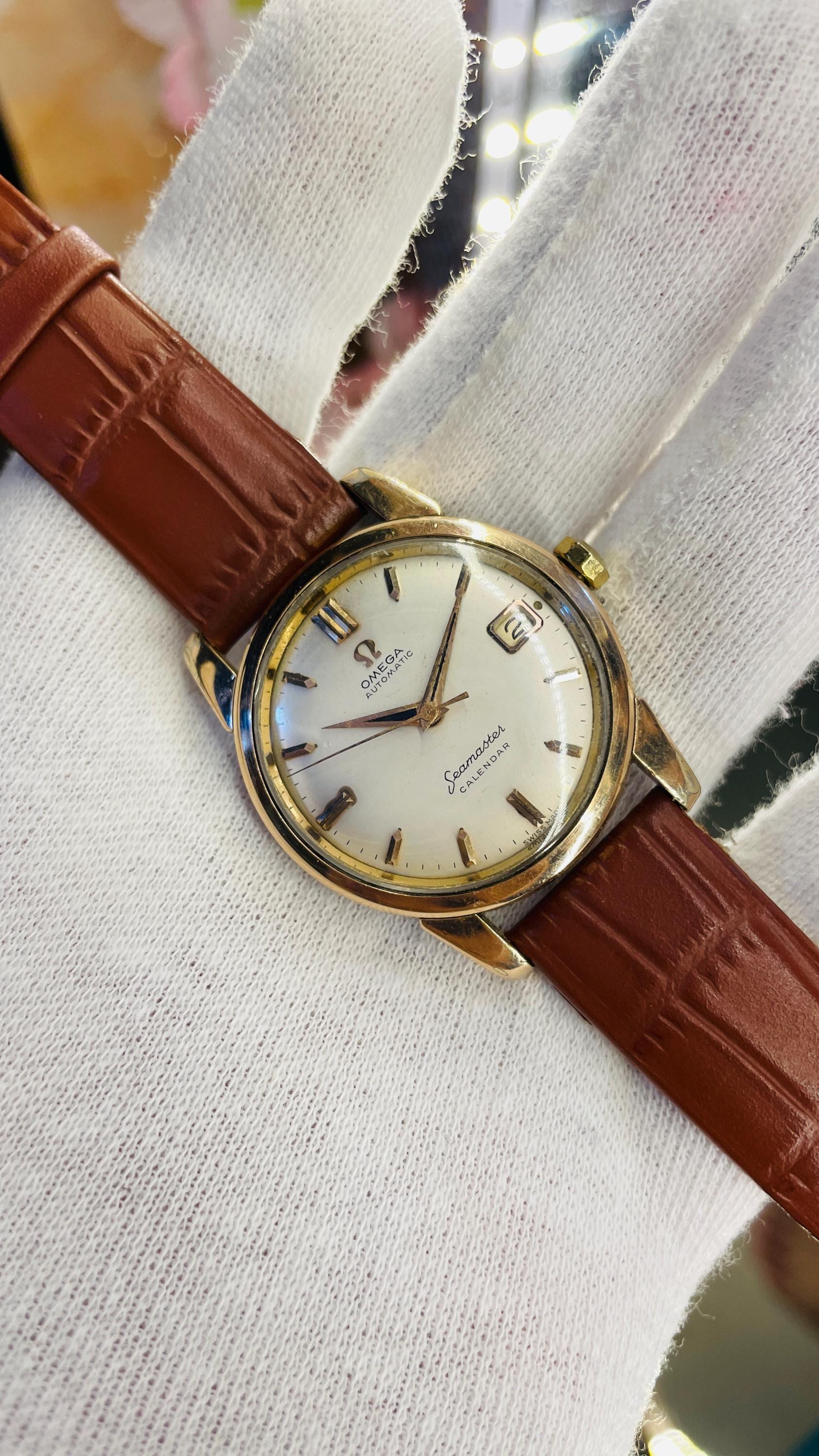 Mens Omega Seamaster 1061 Gold Automatic 1982 Price Cal Omega