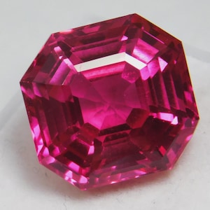 10 Carat+ Burmese Ruby – Radiant Cut Luxury Loose Gemstone | Untreated, Flawless Blood Red
