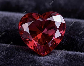Spinello rosso taglio cuore da 11,2+ ct: pietra preziosa romantica dalla Birmania