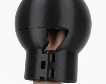 Spherical Ball Cuffs Self-Locking Snap with Custom Key - BDSM Restraint