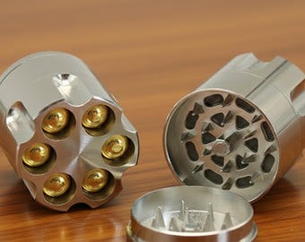 Zinc Alloy Herb Grinder 30mm Portable Mini Spice Crusher Durable Metal Tobacco Grinder Stylish Household Kitchen Tool For Herbs Seasoning
