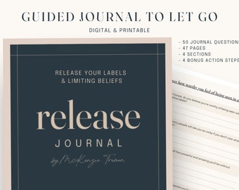 Guided Journal for Releasing Labels & Limiting Beliefs