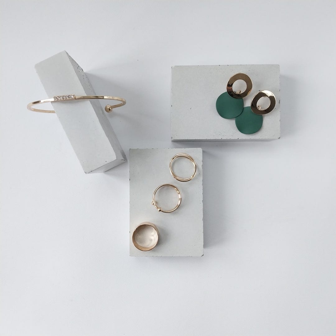 Jewellery Display Block, Minimal Product Photography Stackable Riser ...
