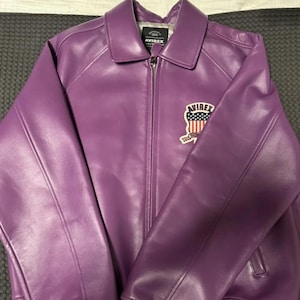 Avirex 75th Anniversary Aviator's King Black Leather Jacket