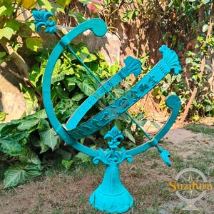 Armilar Suzifurn SF1230 de latón pulido, 18 pulgadas de diámetro