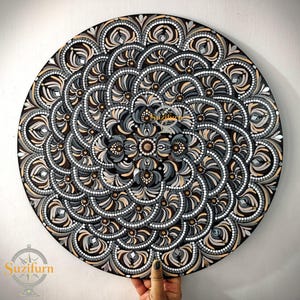 Suzifurn マンダラ ドットアート 鮮やかな壁画