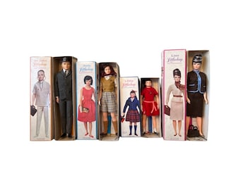 Remco Lisa Dr John Judy Libby Doll Lot Mint in Box with Outfits MIB Collection