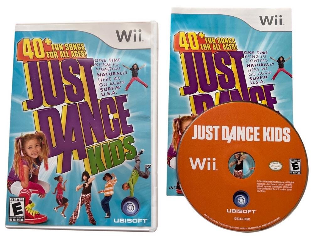 Dance Game Just Dance Wii 2010 Just Dance 1,2,3,4,2014, 2015, 2016