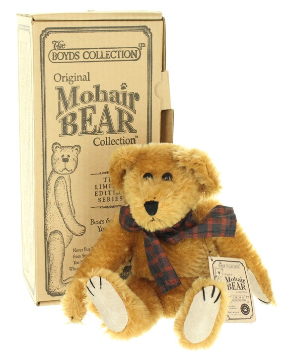 Boyds Collection Carter M Bearington Original Box Mohair Bear