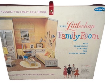 Remco Doll Family Room Little Chap Furniture 1963 Set MIB NRFB in Box Rare Uncut