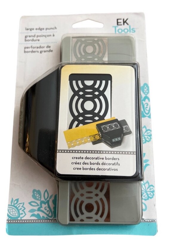 EK Success Tools Large Edge Paper Punch Linked Circle Chain