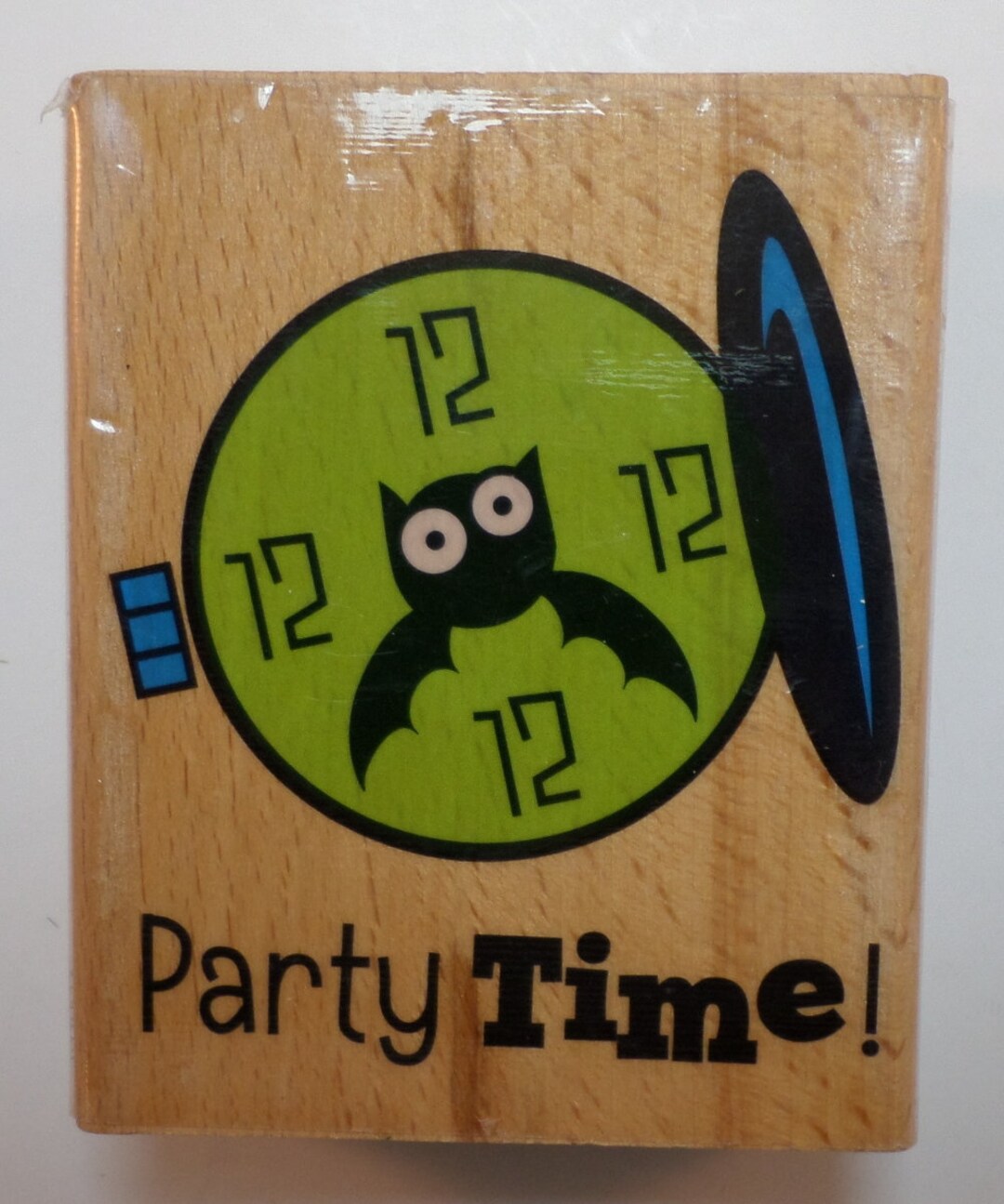 Studio G Party Time Bat Stopwatch Halloween Themed Wooden Etsy