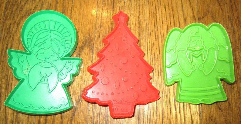 Angels and Christmas Tree Holiday Cookie Cutters Hallmark Cards image 1