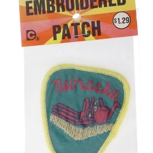 Vintage Uniform State Patch Nebraska Farming