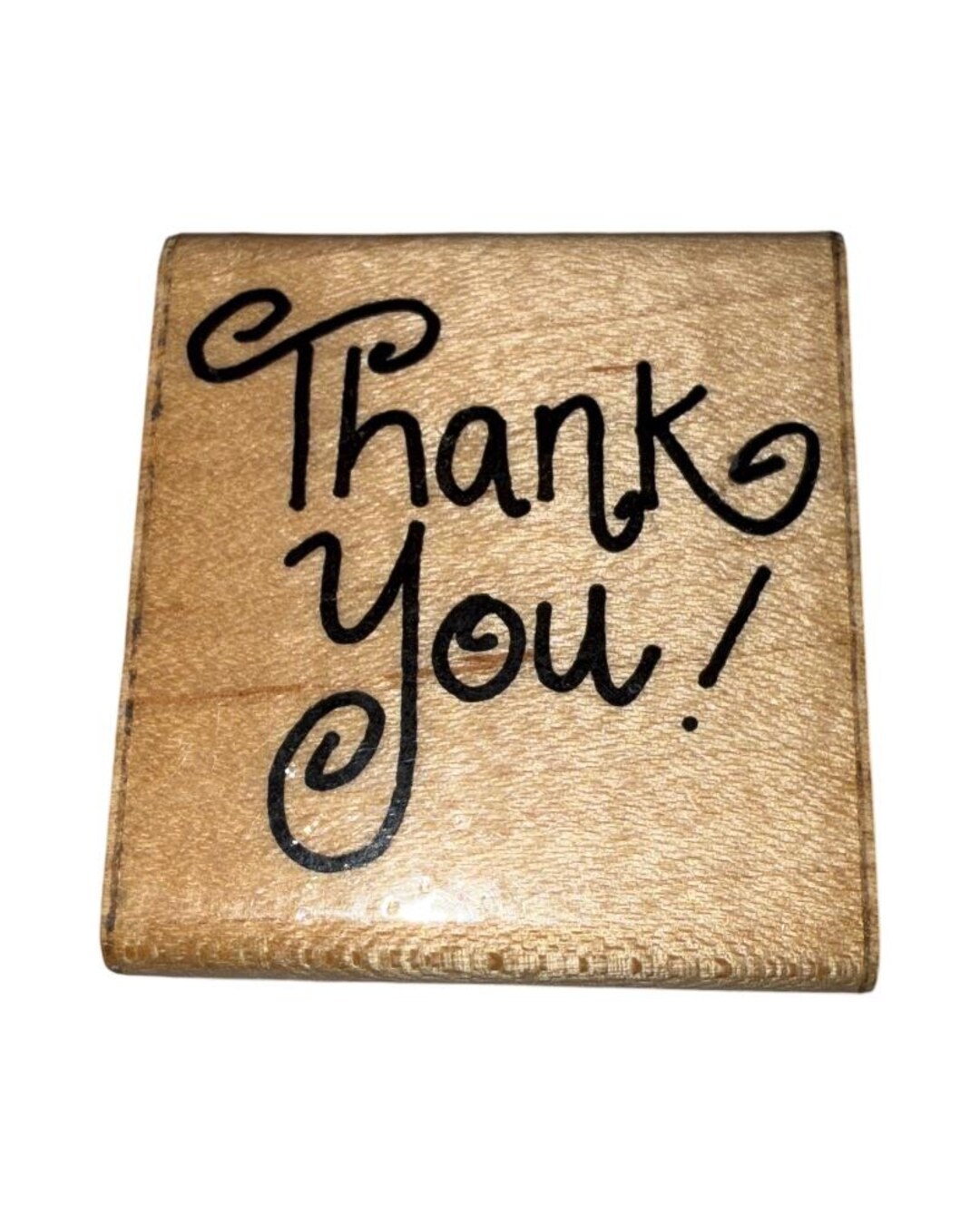 JRL Design Thanki You Words Writing Wooden Rubber Stamp - Etsy