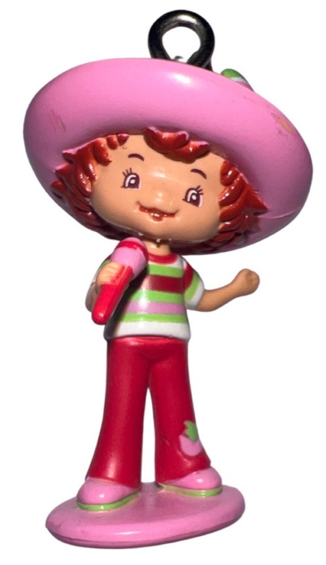 Standing Strawberry Shortcake Jewelry Vintage Necklace Pendant Charm