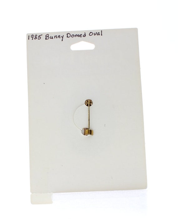 Hallmark Easter Pin Easter Bunny with Tulip on an… - image 2