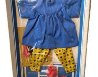 Remco Doll Libby's My Diary Pajama Outfit PJ Set Little Chap 1963 Set MIB NRFB in Box