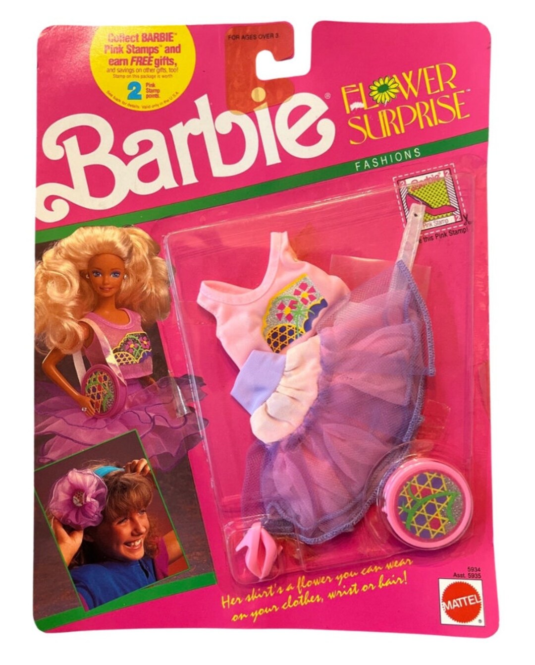 Barbie Flower Surprise Tulle and Purse Skirt Set Outfit New in Box Mib ...