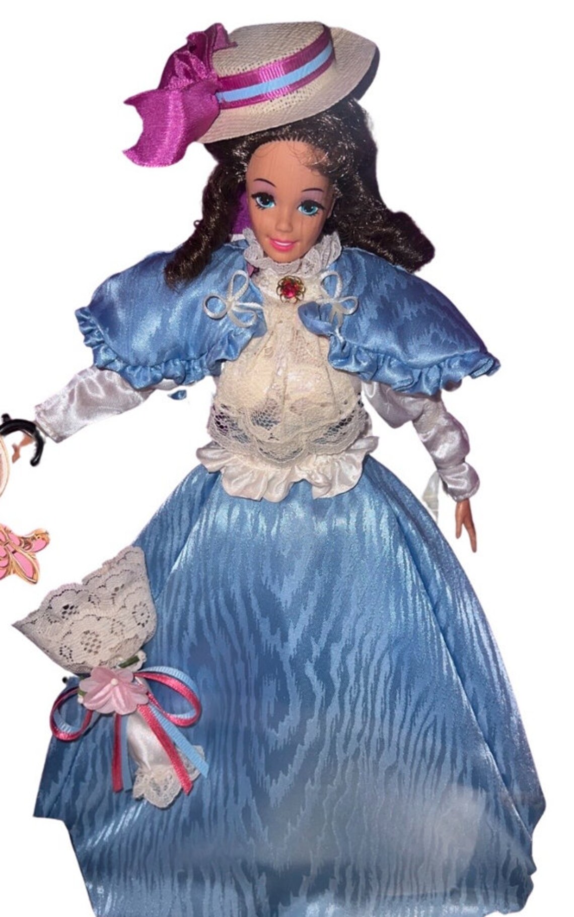 BARBIE Poupée Brune GIBSON GIRL Mattel 1993 - The Great Eras Collection - Boite Vitrine Fermé Neuve