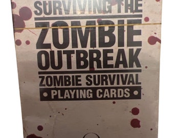 Zombie Outbreak Halloween Horror Movie Sealed Deck of Playing Cards