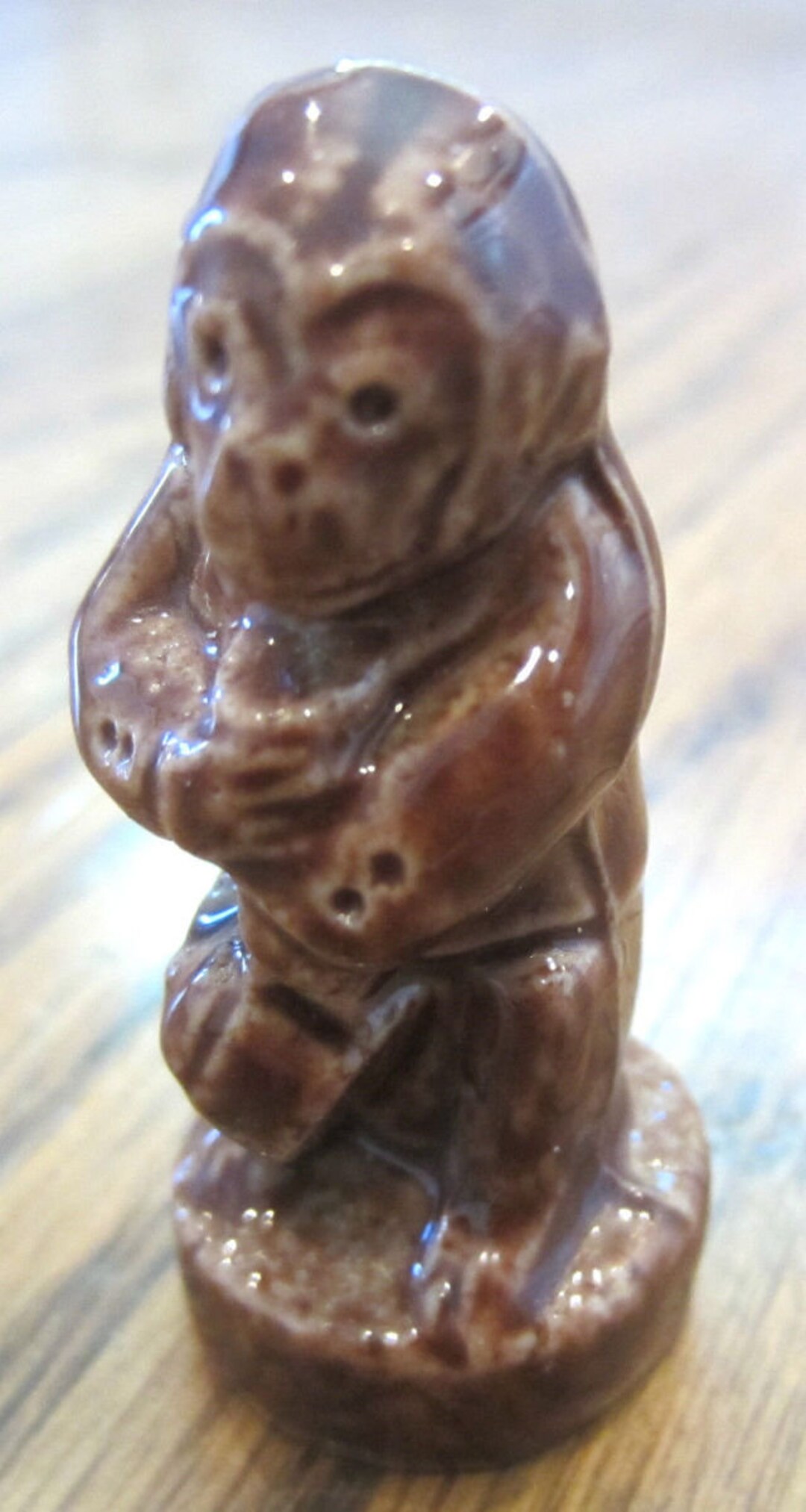 Wade England Red Rose Tea Figurine boy Monkey in Clothes With Drums Etsy