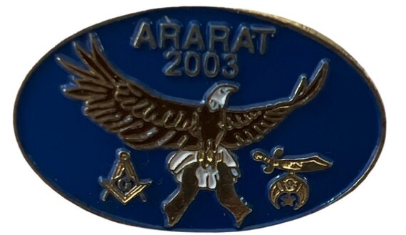 Ararat Shriners 2003 Eagle Brooch or Lapel Pin