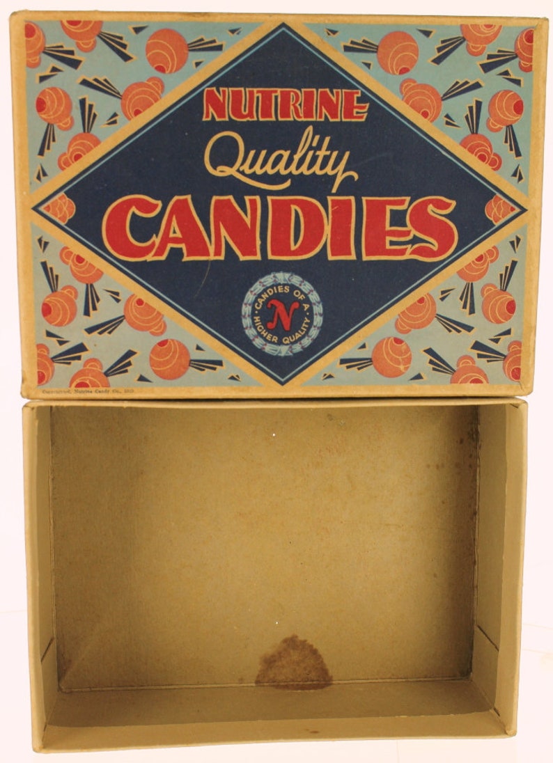 Nutrine Quality Candies Chicago Candy Company Box Only Etsy