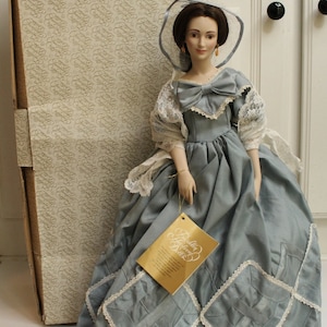 Melanie Franklin Heirloom Dolls from Gone with the Wind in Blue Plantation Dress