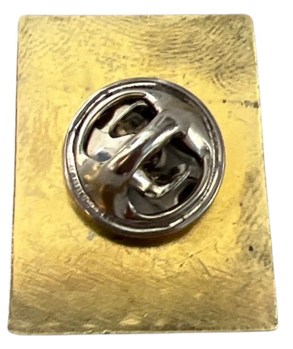 9 Dart Out Soft-Tips Yelllow Brooch or Lapel Pin … - image 2