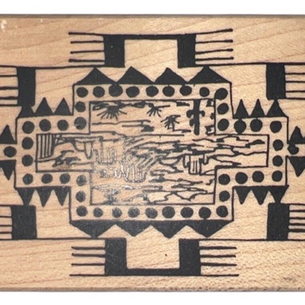 Rubber Stamp Tapestry Etsy