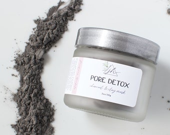 PORE DETOX activated charcoal & clay mask