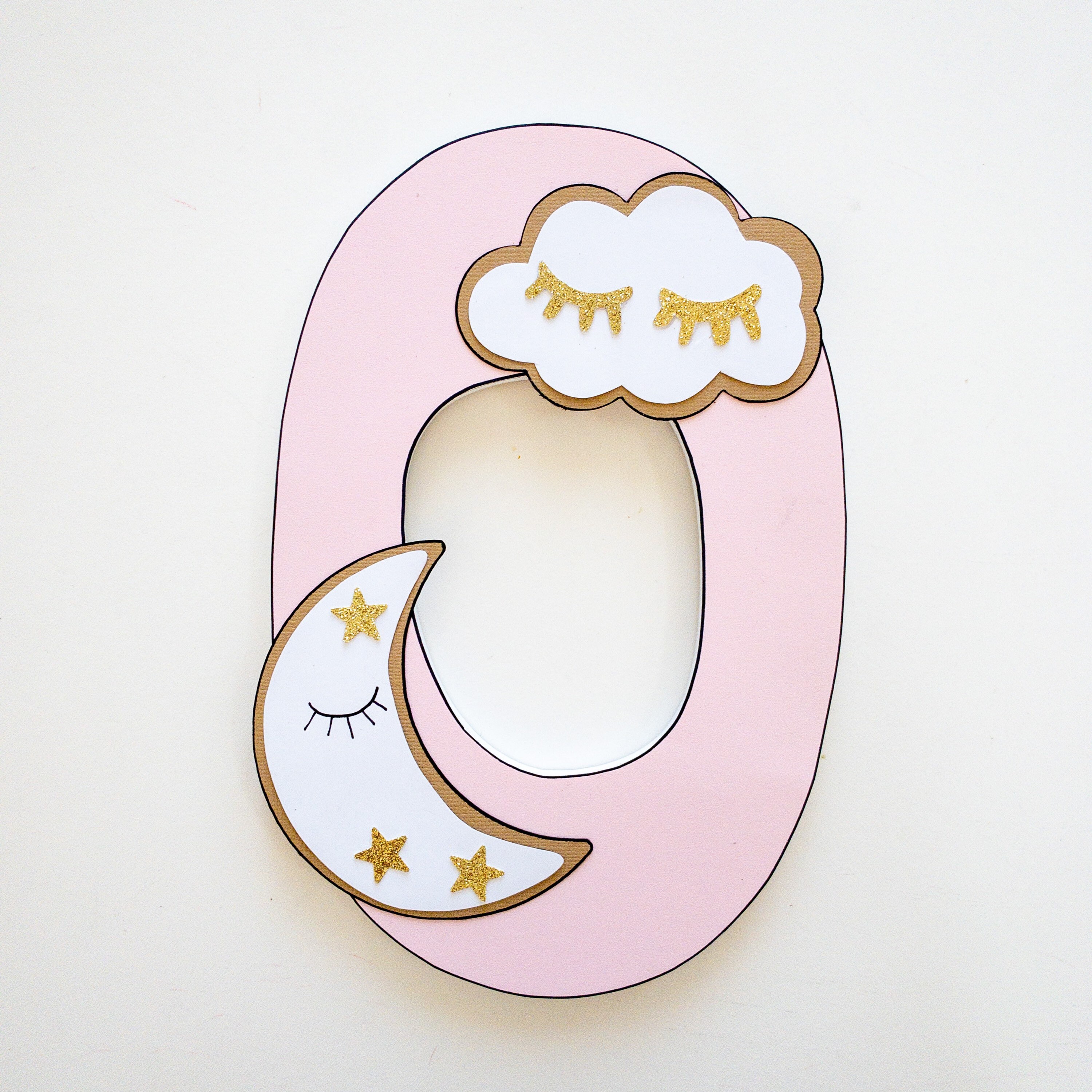 Star and Moon Custom Wood Letters | Etsy