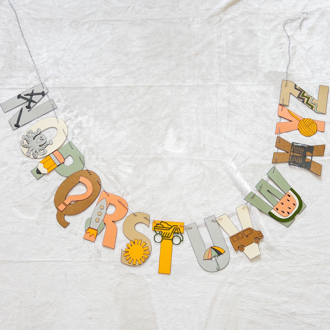 Alphabet Banner for Classroom Playroom Preschool Decor - Etsy