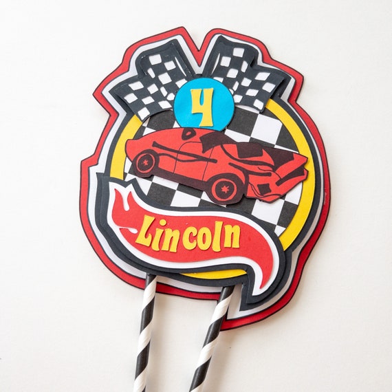 Hot Wheels Racing Custom Cake Topper Il_570xn