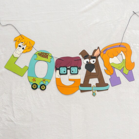 Scooby Doo Custom Name Banner Il_570xn