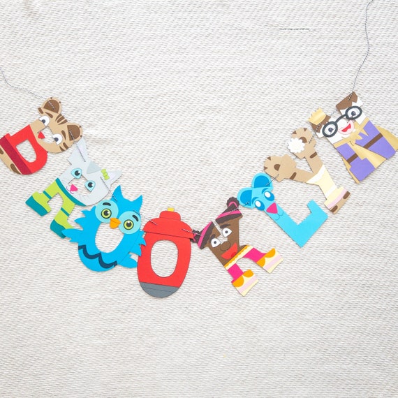 Daniel Tiger Custom Name Banner Il_570xn