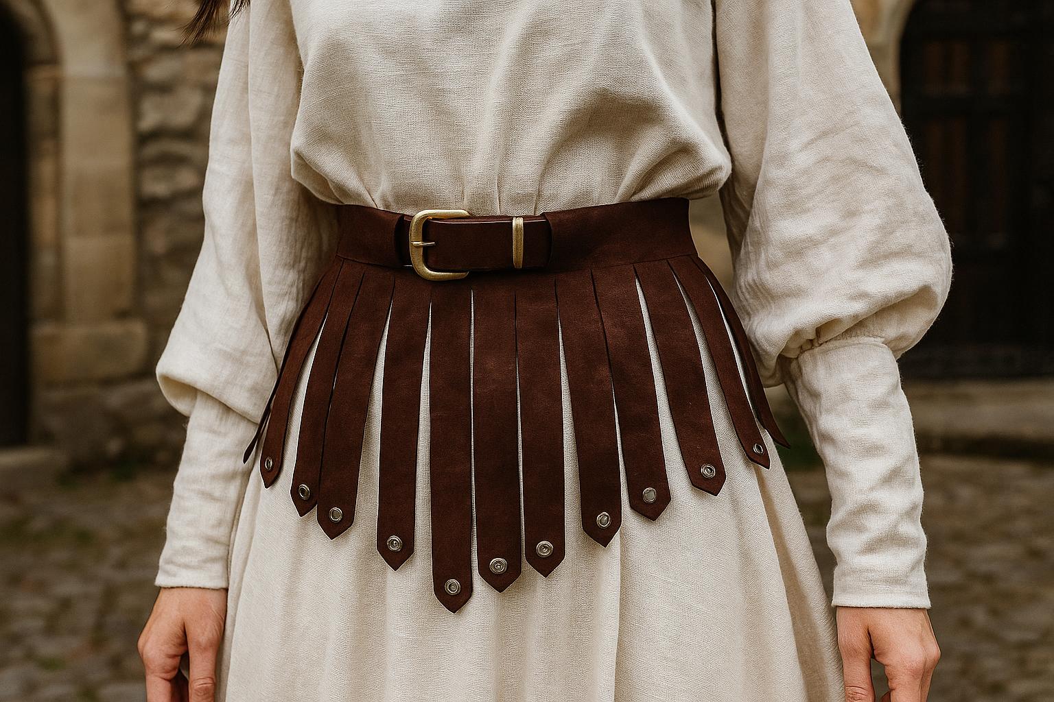 7742 Sv Senvan Gothic Belt For Men & Women Adjustable Medieval Viking Amazon.com: HKSICHENGKEJI Medieval Viking Wide Belt Faux  main image 2