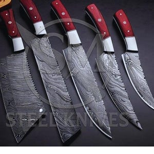 Handmade Chef Knife - Professional High Carbon Steel Kitchen Knife, Cooking Knives , Custom Gift for Chefs & Cooking Lovers, Birthday Gift