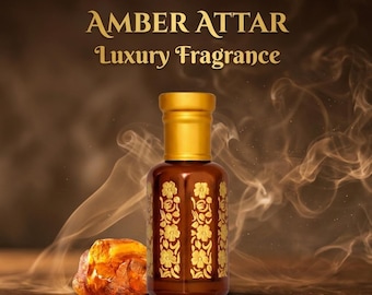 Perfume Amber Attar / Fragancia exclusiva 100 % orgánica y sin alcohol