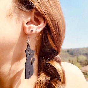 Recycled Rubber Earrings - Eco Chic