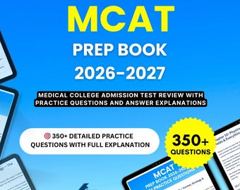 MCAT Prep Book 2026-2027 - Medical College Admission Test Review with Practice Questions and Answer Explanations