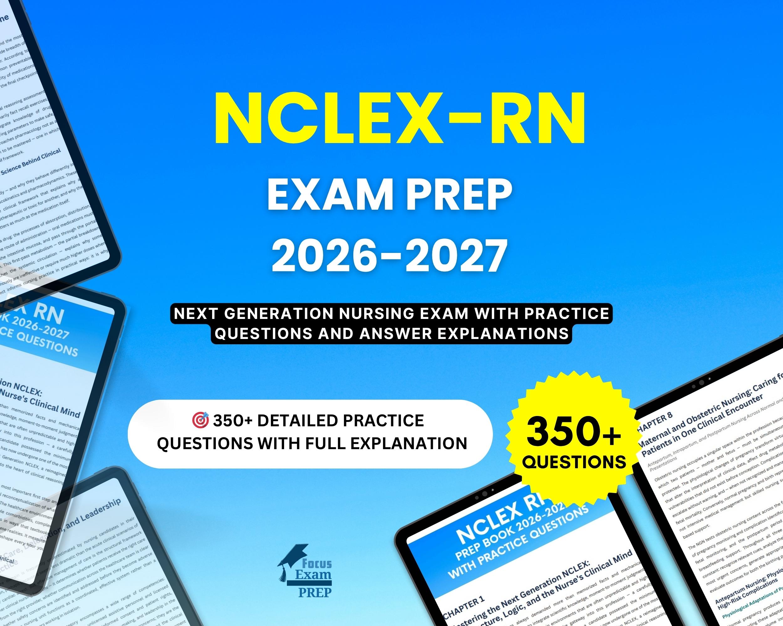 NCLEX-RN Prep Book 2026-2027 - Next Generation Nursing Exam With