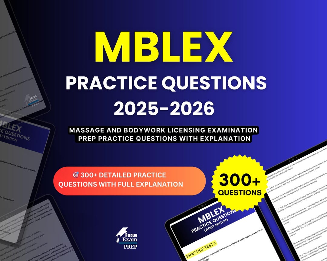 Massage Envy Mblex Practice Test