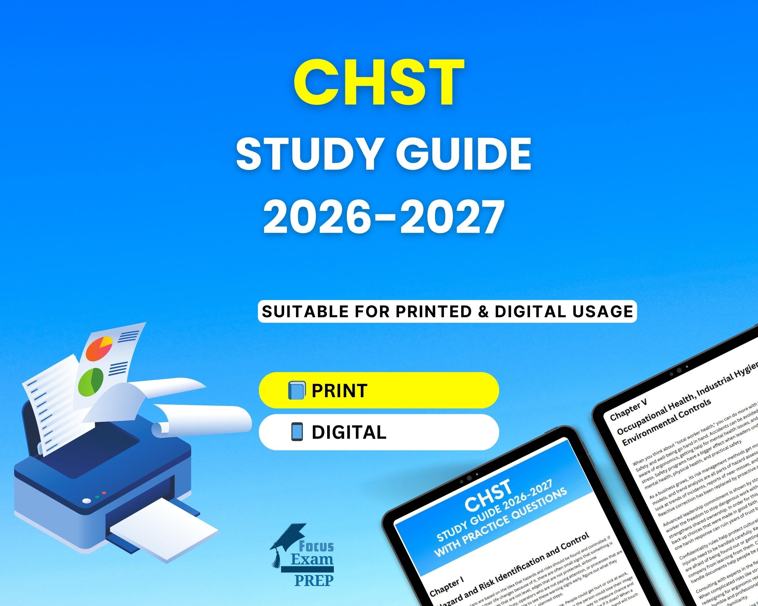 CHST Study Guide 2026-2027 - Construction Health and Safety Technician ...